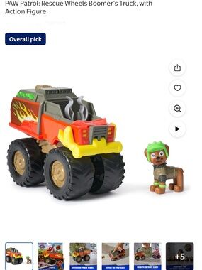 SUPER RARE PAW PATROL Boomer Rescue Monster Truck